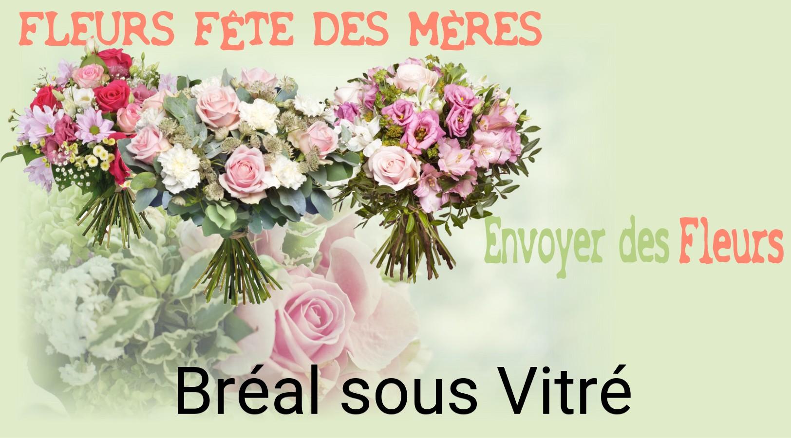 Bouquet de Fête des Mères livré à Bréal-sous-Vitré